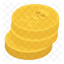 Skull Coin  Icon