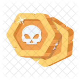 Skull Coins  Icon