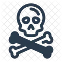 Skull Crossbone Pirate Flag Icon
