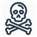 Skull Crossbone Pirate Flag Icon