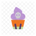 Skull Cupcake Icon
