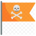 Skull Flag Flag Skull Icon