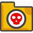 Skull folder  Icon