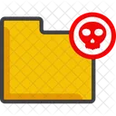 Skull folder  Icon