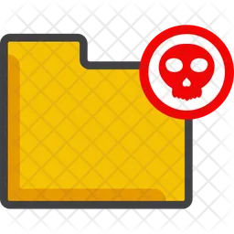 Skull folder  Icon