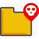 Skull folder  Icon