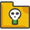 Skull folder key  Icon