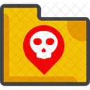 Skull folder location  Icon