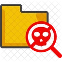 Skull Danger Warning Icon