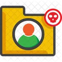 Skull Danger Warning Icon