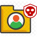 Cranio Perigo Aviso Icon