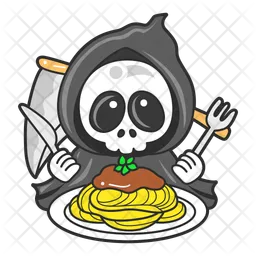 Skull Food  Icon