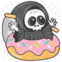 Angel Of Death Ghost Halloween Icon