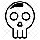 Skull Game Over  Icon
