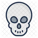 Skull Head Acid Rain Nuclear Icon