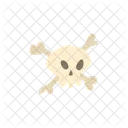 Skull Pirate Cross Icon