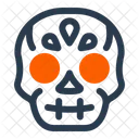 Skull Da De Los Muertos Day Of The Dead Icon