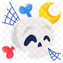 Skull Death Illustration Icon