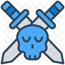 Halloween Skull Sword Icon