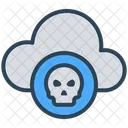 Cloud Computing Skull Icon