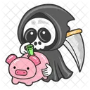 Angel Of Death Ghost Halloween Icon