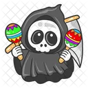 Angel Of Death Ghost Halloween Icon