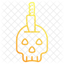 Skull Knife Cranium Devil Skull Icon