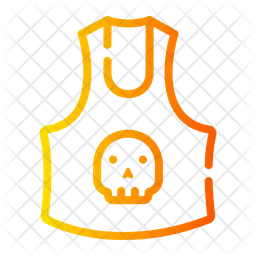 Skull On Singlet  Icon