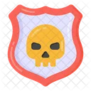 Hacking Shield Crime Shield Danger Shield Icon