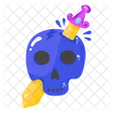 Death Skull Stab Skeleton Icon