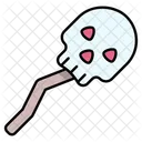 Skull Stick Icon