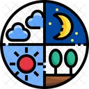 Sky Moon Sun Land  Icon