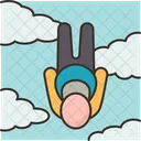 Skydiver Sky Jump Icon