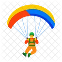 Skydiving Paragliding Parachuting Icon