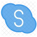 Skype Application Social Icon