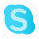 Skype Midia Social Logotipo Icon