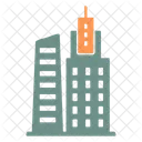 Skyscraper Building Construction Icon