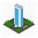Skyscraper Isometric Building Icon