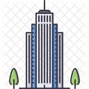 Skyscraper Tree Apartment Icon
