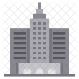 Skyscraper Icon - Download in Flat Style