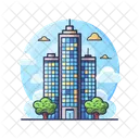 Skyscraper Building Architecture Icon