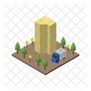 Skyscraper Building Architecture Icon