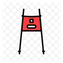 Slalom Gate Mountain Icon