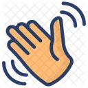 Finger Halt Hand Icon