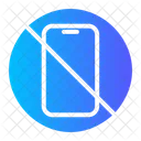 Slash Symbol Handphone Icon