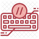 Slash Keyboard Button Key Icon