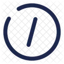Slash Circle Calculation Mathematics Icon
