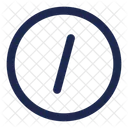Slash Circle Calculation Mathematics Icon