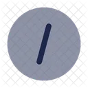 Slash Circle Calculation Mathematics Icon