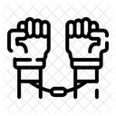 Slavery Prisoner Hands Icon